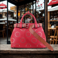 Zubuna Red Rivet Belt Luxe Tote