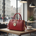 Zubuna Red Alligator Luxe Tote