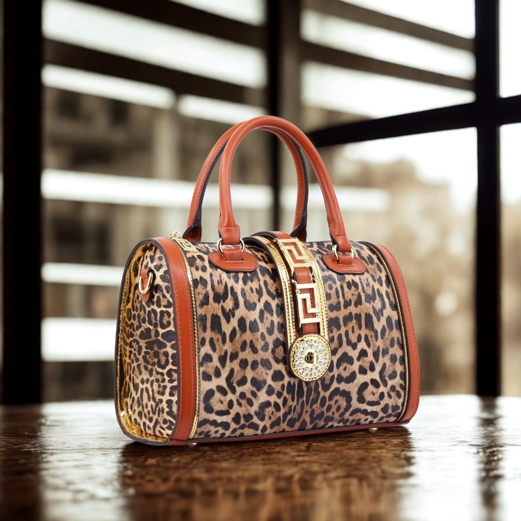 Zubuna Golden Leopard Luxe Tote