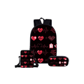 3-Piece ECG Heart Nurse Bag Set