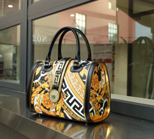 Zubuna Opulent Baroque Mini Barrel Bag